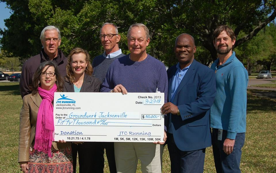 JTC presents a $50,000 contribution to Groundwork Jacksonville