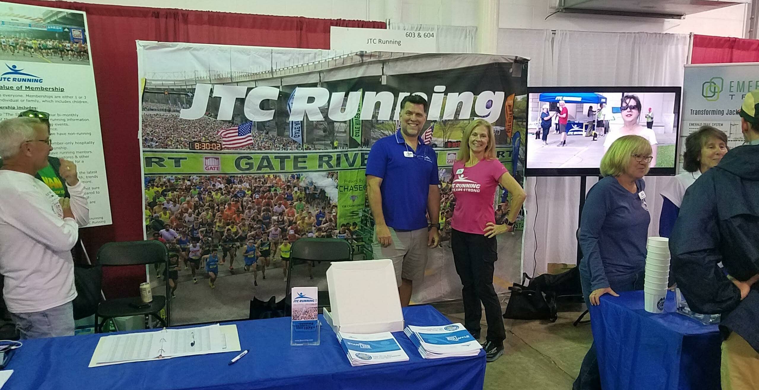 Volunteer for JTC Running’s Gate River Run Expo Booth March 3-4