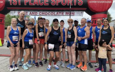 JTC Running Race Team at the Wine & Chocolate 5k April 8
