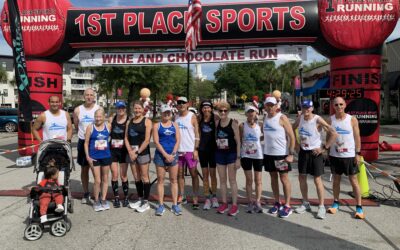 JTC Running Race Team at the Wine and Chocolate 5K